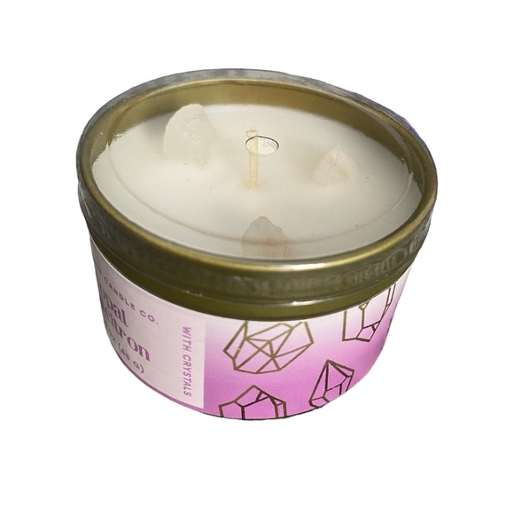 New! Any 2/$18! Foundry Amber Crystal  & Citron Scented Candle - Picture 3 of 7